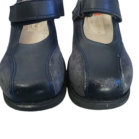 Made In Portugal Mary Jane Suede Leather Shoes Toddler Girls Size 8 US - Picture 3 of 13